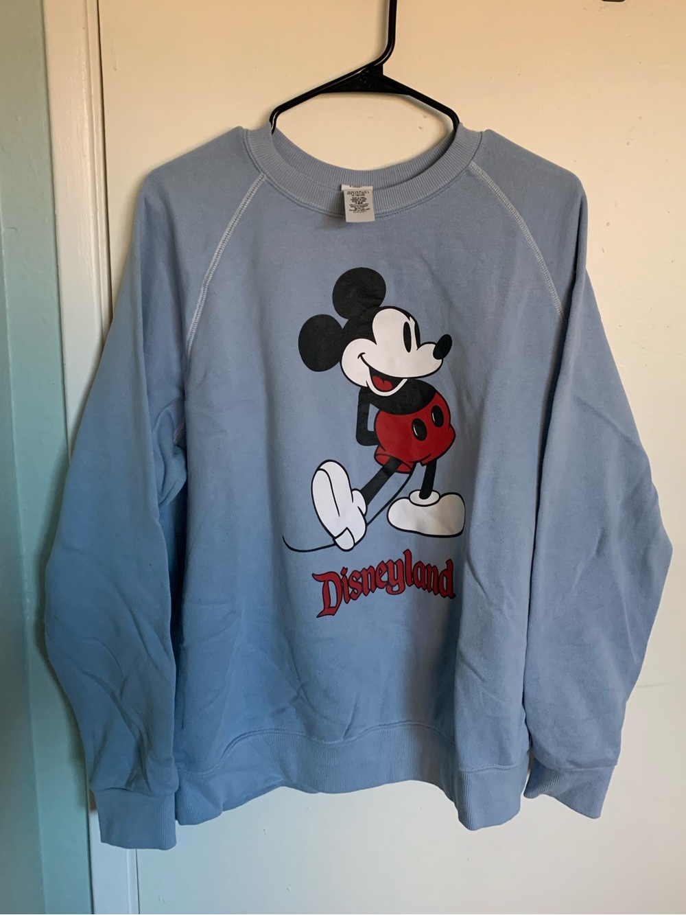 Disney Adult Sweatshirt - Walt Disney World Classic Mickey Blue Pullover